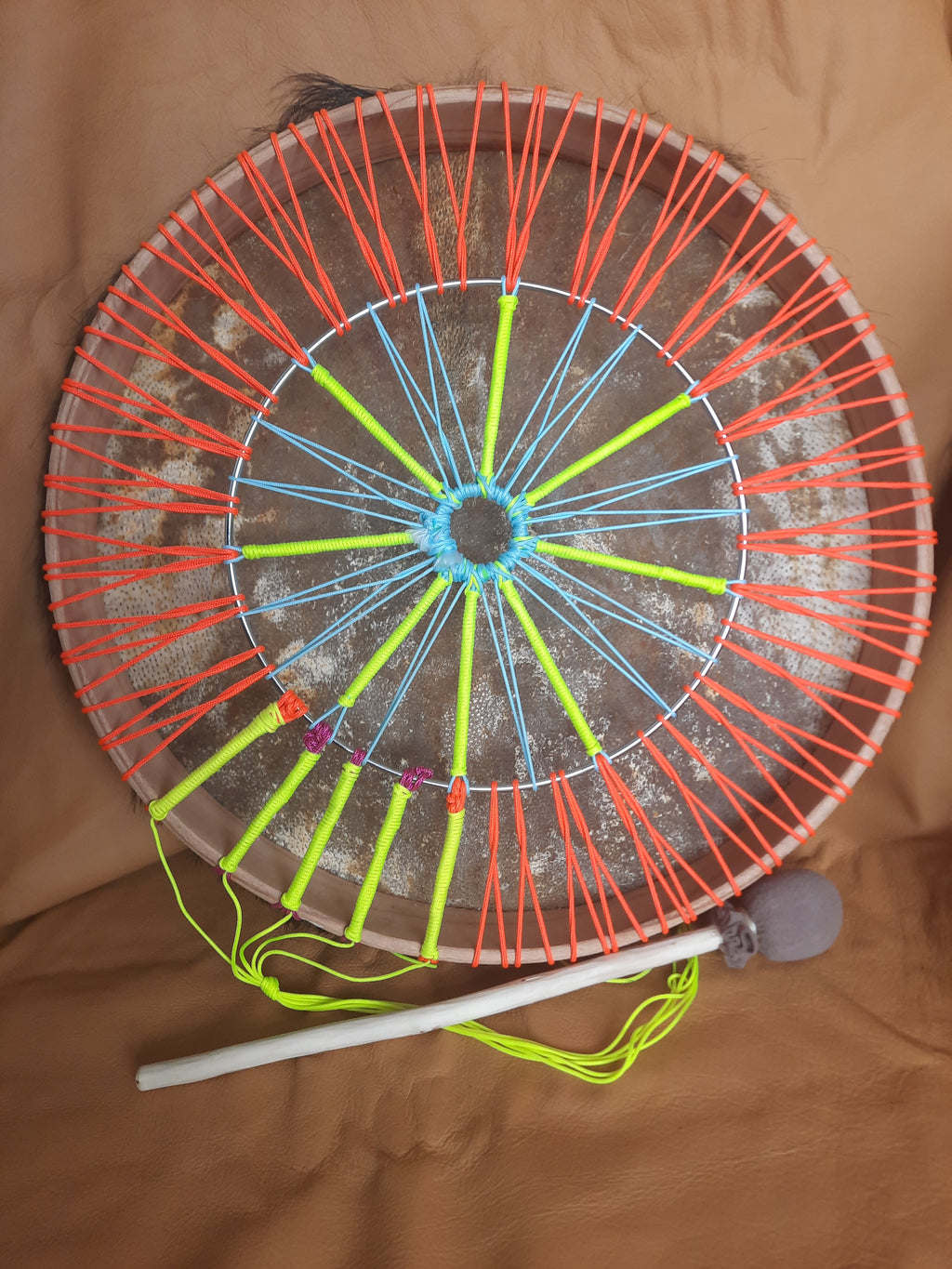 Tambours en peau de sanglier