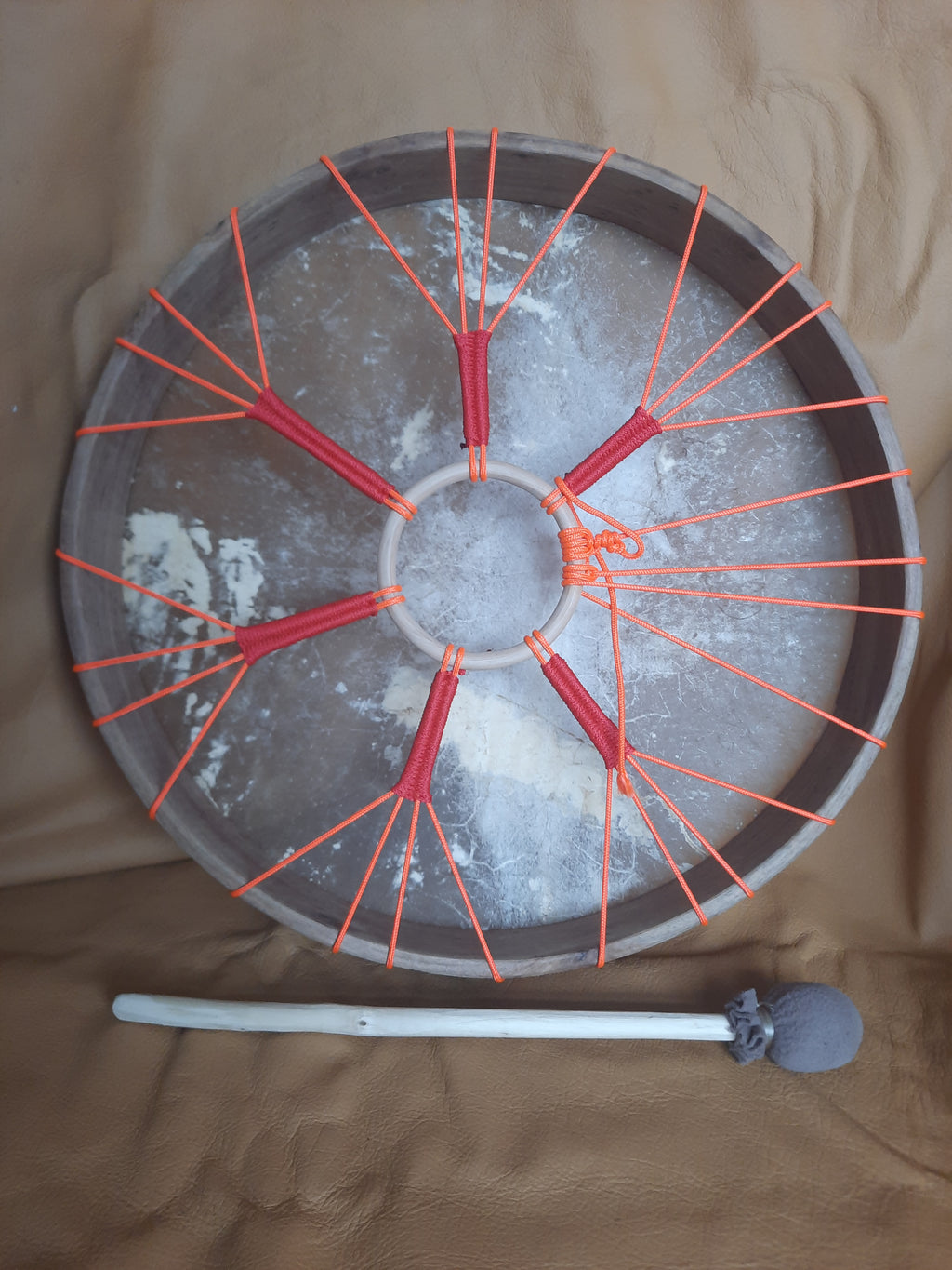 Tambour en peau de Buffle