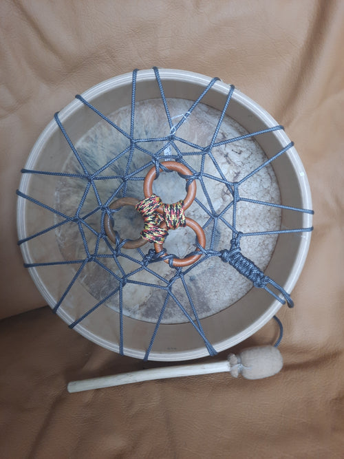 Tambour en peau de Bison