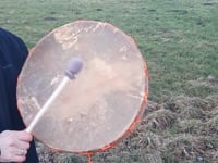 Tambour en peau de Buffle